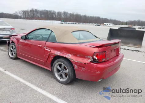 2001 Ford Mustang Gt из США, поврежденный, VIN 1FAFP45X71F205208